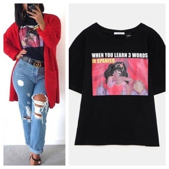 ZARA ESMERALDA T-SHIRT DISNEY  - Picture 1 of 10